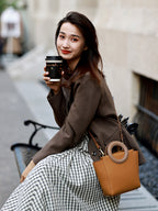 Niche Design Women's New Hand-held handBag Diy Handmade