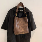Autumn New Tide Simple Braided shoulder Bag
