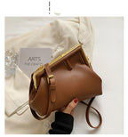 Simple crossbody Bag Messenger Clip Buckle Fashion Trend