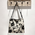 Black-and-white Big Bag shoulder bag Large Capacity