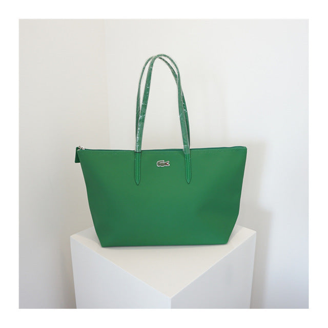 Female Large Tote Bag Large PVC Leather Casual Shoulder Bag, Beach bag