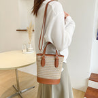 Straddle Handbag Online Celebrity Simple Woman bucket bag