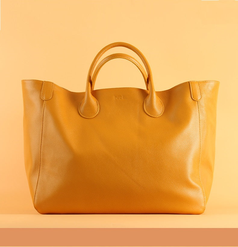 Top Layer Leather Hand-held Fashionable Ladies hand Bag