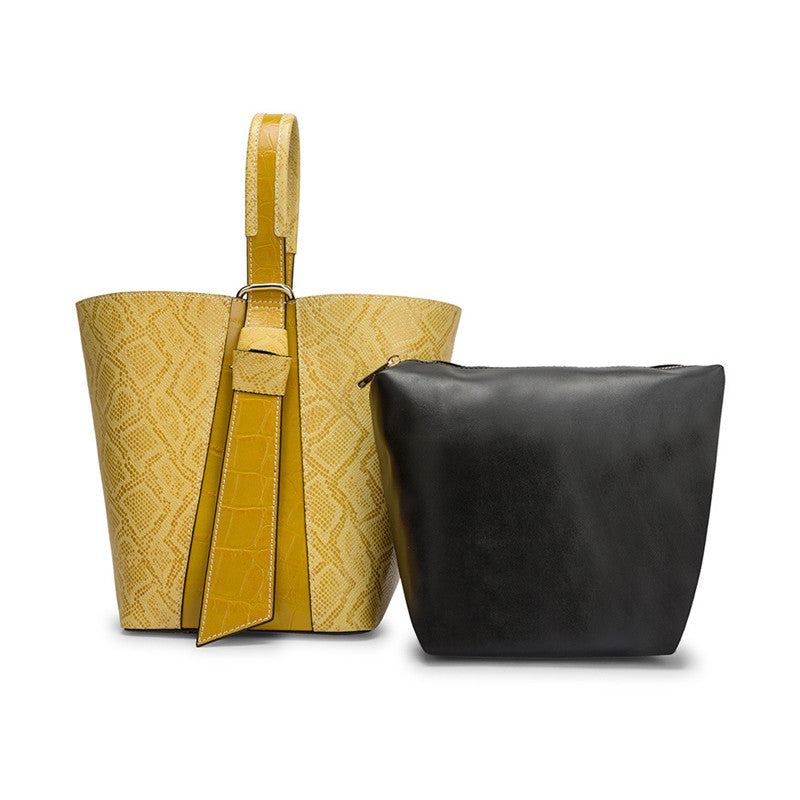 new Style One-shoulder Messenger Women's Portable Bucket Bag