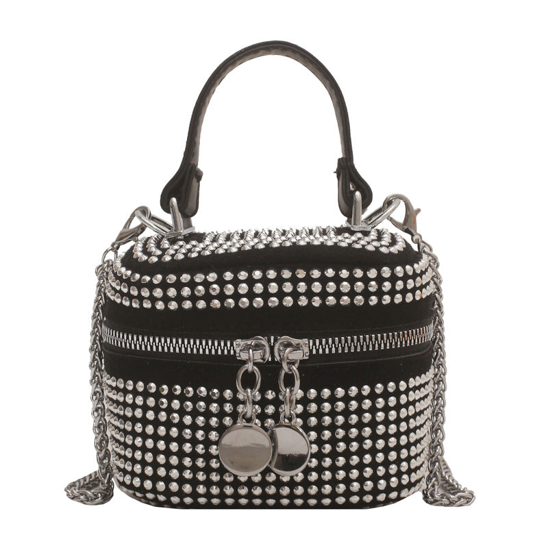 Retro All-match Box Hand Carry Casual Women's Bag