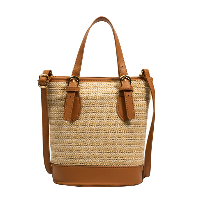 Straddle Handbag Online Celebrity Simple Woman bucket bag