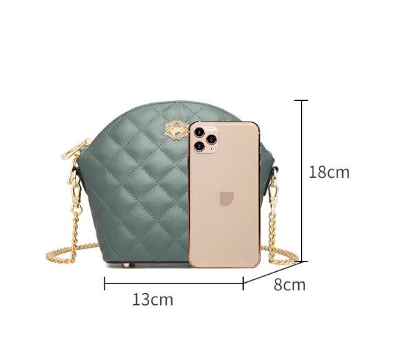 Women's Rhombus Chain Bag Fashion Leather Shoulder crossbody bag