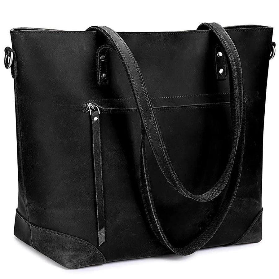 Vintage Vegetable Soft Oil Waxed Shoulder Crossbody Bag