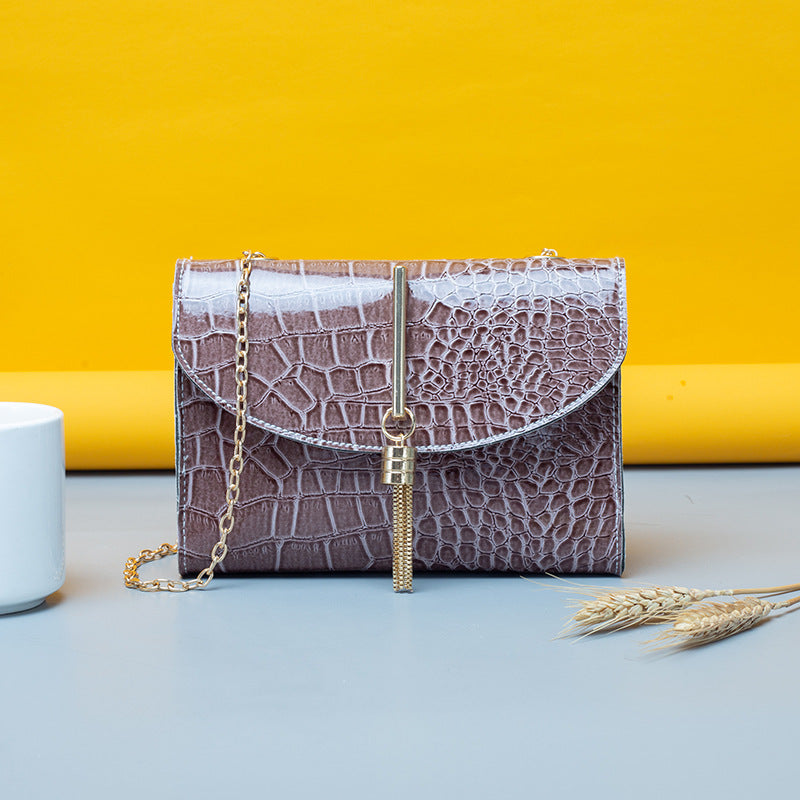 Autumn And Winter Tassel Slung Handbag